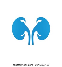 Kidney healthy logo vector icon  illustration design