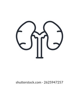 kidney icon collection .design style with background