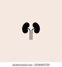 kidney icon flat vector design.