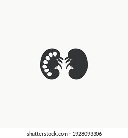 Kidney icon graphic design vector illustration