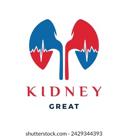 Kidney Icon Logo Design Template