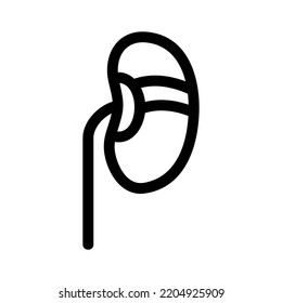 kidney icon or logo isolated sign symbol vector illustration - high quality black style vector icons
