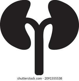 kidney icon. kidney vector design. sign design on white background..eps
