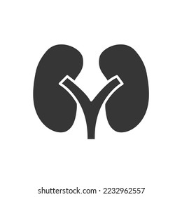 kidney icon vector human organ gealth and anatomy icon