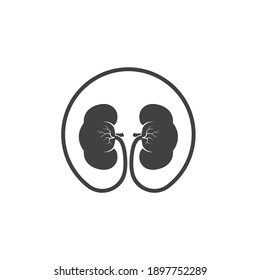 kidney icon vector illustration design template