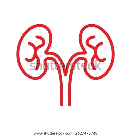 kidney icon vector illustration design