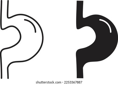Icono del riñón Icono ilustración del vector sobre fondo blanco. Icono del riñón Estilo de diseño plano, símbolo plano Ilustración vectorial. icono vectorial para aplicaciones, sitios web y logotipos, plantillas.

