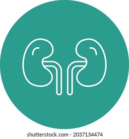 Kidney icon vector image. Can also be used for web apps, mobile apps and print media.