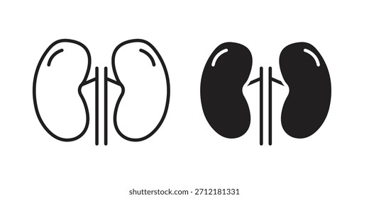Kidney icon in vector. Logotype