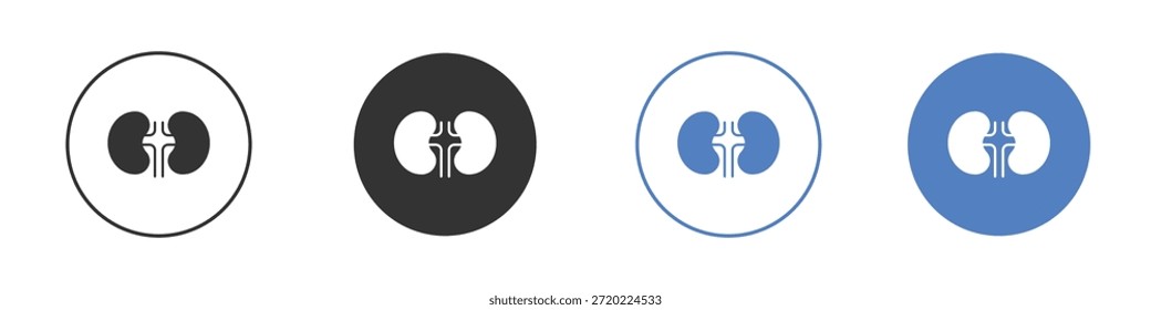 Kidney icon for web design. pixel perfect flat icons