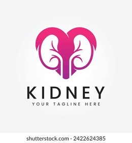 Kidney logo designs concept vector, Kidney Care logo symbol template