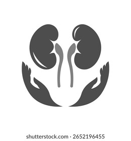 Kidney logo icon design illustration