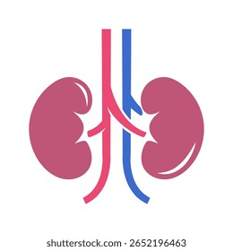 Kidney logo icon design illustration