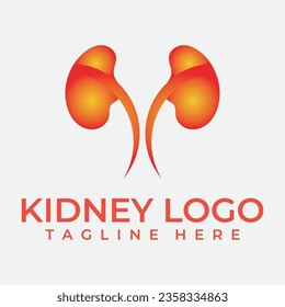 Kidney logo icon vector illustration.