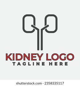 Kidney logo icon vector illustration.