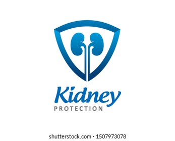 Kidney logo symbol or icon template