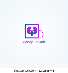 kidney logo templates, consultations, vector logo for health business corporate, elements, illustration -vector