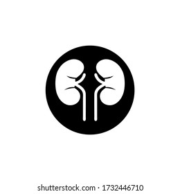 kidney logo vector silhouette black and white