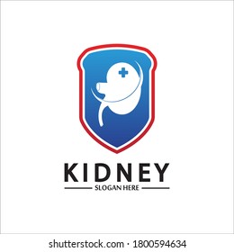 Kidney logo,Kidney protection vector logo design healthcare and medical icon