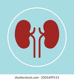Kidney trendy icon ready abstract prepared vector illustration colorful artwork design.eps