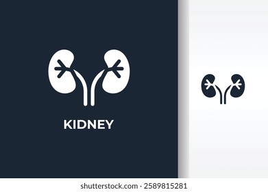 Kidney Vector, Icon Or Logo Sign Isolated Symbol Illustration
