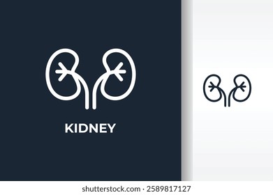 Kidney Vector, Icon Or Logo Sign Isolated Symbol Illustration