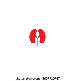 kidney vector illusrtation design logo template