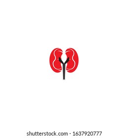 kidney vector illusrtation design logo template