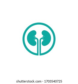 plantilla de logotipo de diseño para el diseño del vector renal
