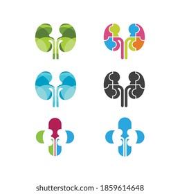 kidney vector illusrtation design logo template