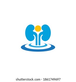 kidney vector illusrtation design logo template