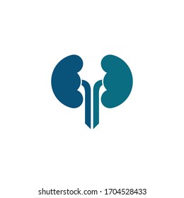 kidney vector illustration design logo template