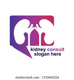 kidney vector illustration design logo template,
