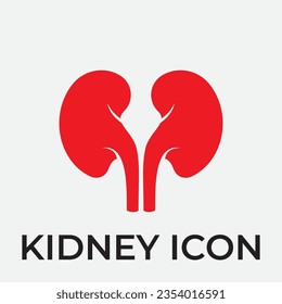 kidney vector illustration design logo template