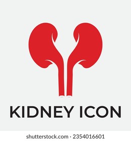 kidney vector illustration design logo template