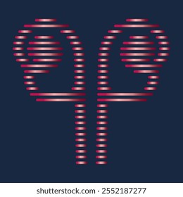 Plantilla de logotipo de diseño de Ilustración vectorial renal