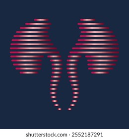 Nieren-Vektorgrafik-Design-Logo-Vorlage