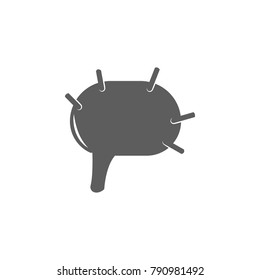 kidney with vessels icon. Human organs element icon. Premium quality graphic design icon. Baby Signs, outline symbols collection icon for websites, web design, mobile app on white background