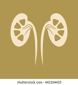 Kidneys Icon. Eps-10.