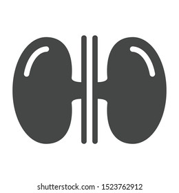 Kidneys icon isolated on white background. Healthcare symbol modern, simple, vector, icon for website design, mobile app, ui. Vector Illustration