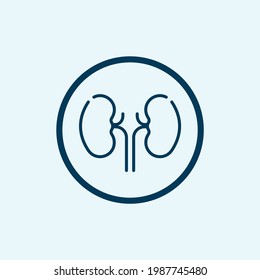 kidneys icon isolated on white background from health collection. kidneys icon trendy and modern kidneys symbol for logo, web, app