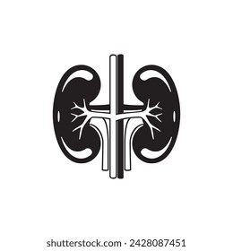 vector de símbolo de icono de riñones