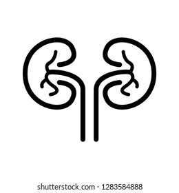 Kidneys Icon Vector Stock Vector (Royalty Free) 1283584888 | Shutterstock