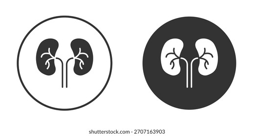 Kidneys icon for website design, logo for web and apps.