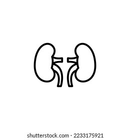 KidneysLine-Symbol, Vektordesign