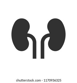 Kidneys. Monochrome Icon