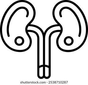 Kidneys Vector Icon Design Symbol