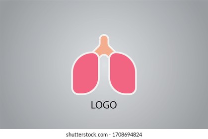Kidneys.  Vector icon isolated on grey background