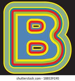 kids ABC, letter B