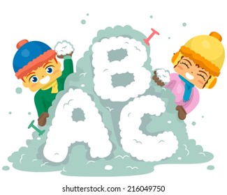 Kids ABC Snow Fun